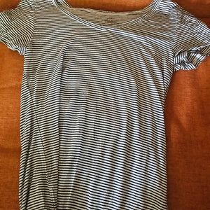Black and White Striped T-Shirt